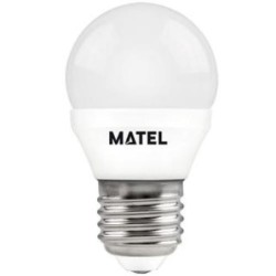 BOMBILLA LED ESFERICA E27 7WATIOS CALIDA 23196