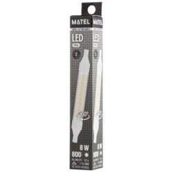 BOMBILLA LED LINEAL 118MM R7S 8 WATIOS 360  FRIA