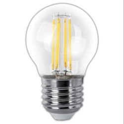 BOMBILLA LED FILAMENTO ESFERICA CLARA E27 4W 400LM