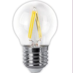 BOMBILLA LED FILAMENTO ESFERICA CLARA E27 4W 400LM