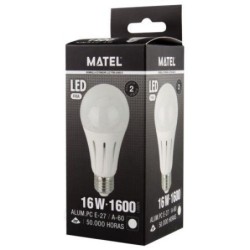BOMBILLA LED ESTANDAR E27 16 WATIOS FRIA 21922