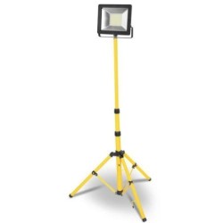 PROYECTOR LED 1X50W. LUZ FRIA. TRIPODE 5M. 23813
