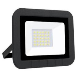 PROYECTOR LED PLANO NEGRO 20W. FRIA 24517