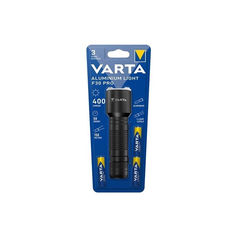 LINTERNA LED ALUMINIUM VARTA PREMIUM LIGHT F30 PRO