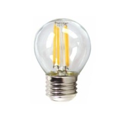 LED ECO FILAMENTO TRANS. ESFERICA 4W E14 3000K