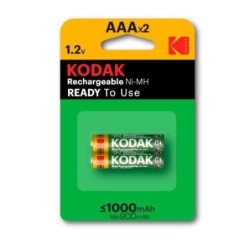 PILA RECARGABLE KODAK NI-MH AAA LR3 (BL.-2)