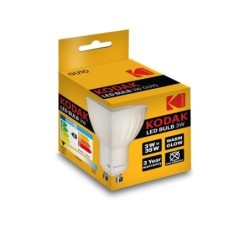 BOMBILLA LED DICROICA KODAK GU10 3W CALIDO