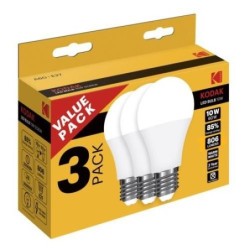 BOMBILLA LED A60 CALIDA 10W (PACK-3) 30419582