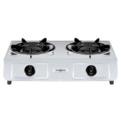HORNILLO GAS BUTANO 2 FUEGOS INOX 265IB