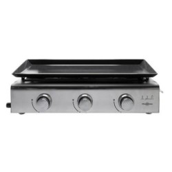 PLANCHA GAS ACERO INOXIDABLE 3 FUEGOS PG310IB