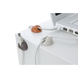 SUJETACABLES ORDENADOR CABLE DROP (PACK-6)