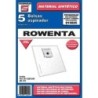 CAJA 5 BOLSAS ASPIRADOR ROWENTA 915625