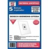 CAJA 5 BOLSAS ASPIRADOR BOSCH-SIEMENS-UFESA
