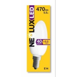BOMBILLA NEOLUX VELA CLB40 5.3 W. 827 E14