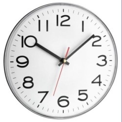 RELOJ PARED ESFERA BLANCA 60.3017