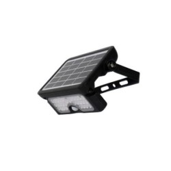 PROYECTOR SOLAR GUARDIAN PIR IP65 NEGRO 5W 550LM