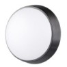 APLIQUE LED REDONDO NGO./BCO. 700LM 10W 4000K IP54