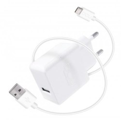 CARGADOR USB 5V 2.4A + CABLE TIPO C 1M 37250000