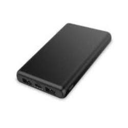 BATERIA EXTERNA POWER BANK 10000MAH USB NEGRA 10W