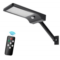 PROYECTOR LED SOLAR NEGRO SENSOR 2W 6500K 211585