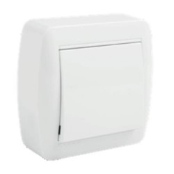 INTERRUPTOR BIPOLAR 10AX 250V. SUPERF.BCO. MUR22U