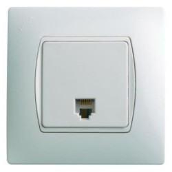 TOMA TELEFONO RJ-11 BLANCA G27480-35 S27