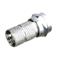 CONECTOR (F) MACHO TV-SATINADO 19465