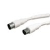 CABLE CONEXION TV BLANCA 1.5M. RG59 37.004/1.5