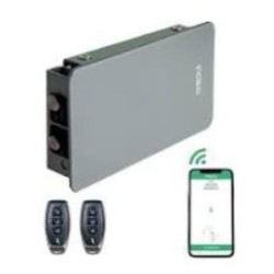CERRADURA INVISIBLE KAMO PLATA 2 MANDOS C120PRC
