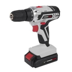 TALADRO BATERIA  20V.1,3AH.2 VELOCIDADES POWC 1071