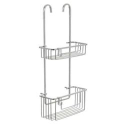 CESTILLO C/ COLGADOR GRIFO 2 ALTURAS ALUMINIO
