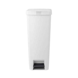CUBO DE PEDAL 40 LITROS BLANCO 800009