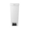 CUBO DE PEDAL 40 LITROS BLANCO 800009