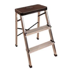 TABURETE ALUMINIO M-3 MT/3001 NEGRO