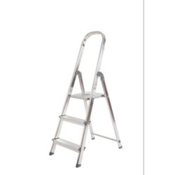 ESCALERA ALUMINIO UNICA 3 PELDAÑOS