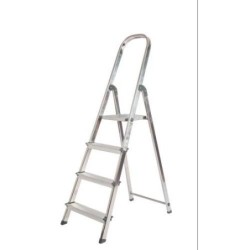 ESCALERA ALUMINIO UNICA 4 PELDAÑOS