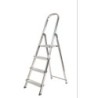 ESCALERA ALUMINIO UNICA 4 PELDAÑOS