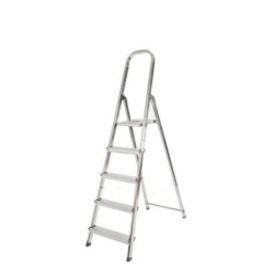 ESCALERA ALUMINIO UNICA 5 PELDAÑOS