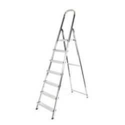 ESCALERA ALUMINIO UNICA 7 PELDAÑOS