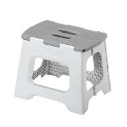 TABURETE COMPACT PLEGABLE 27CM GRIS 8913