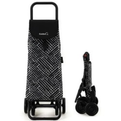 CARRO COMPRA G4P BLOCK NEGRO 55L. PLEGABLE