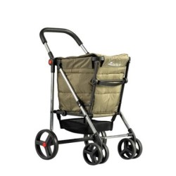 CARRO DE COMPRA ROLSER BASKET POLAR KAKI BAS001