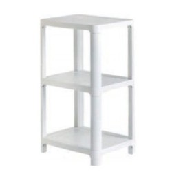ESTANTERIA RECTANGULAR KLAR 3 S GRIS CLARO