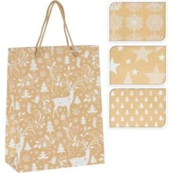 BOLSA REGALO MINI MOTIVOS NAVIDEÑOS ABD101380