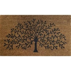 FELPUDO COCO NATURAL FLOCK TREE 40X70 50052