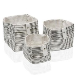 SET 3 CESTAS BLACK LINE 22000013