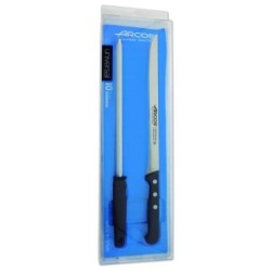 CUCHILLO JAMON.+CHAIRA ESTUCHE 2855