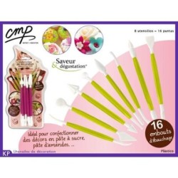 JUEGO 8 UTENSILIOS DECORAR CMPKP5077