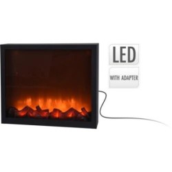 FAROL CHIMENEA CON LED 41X25CM  ADA100100
