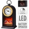 FAROL CHIMENEA HOGAR C/ RELOJ NEG.26CM ADA100330